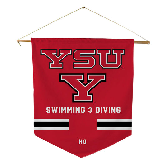 Youngstown State - NCAA Women's Swimming & Diving : HUNG-YI Ho - Pennant - 18" x 21"-0