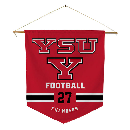 Youngstown State - NCAA Football : Lemondte Chambers - Pennant - 18" x 21"-0