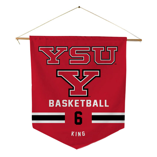 Youngstown State - NCAA Men's Basketball : Drew King - Pennant - 18" x 21"-0