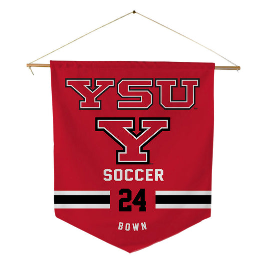 Youngstown State - NCAA Women's Soccer : Nicole Bown - Pennant - 18" x 21"-0