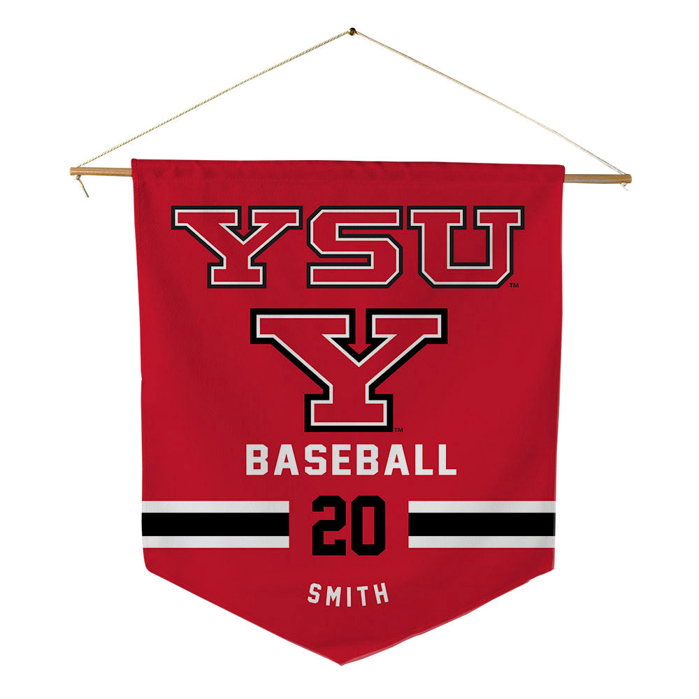 Youngstown State - NCAA Baseball : Cole Smith - Pennant - 18" x 21"-0