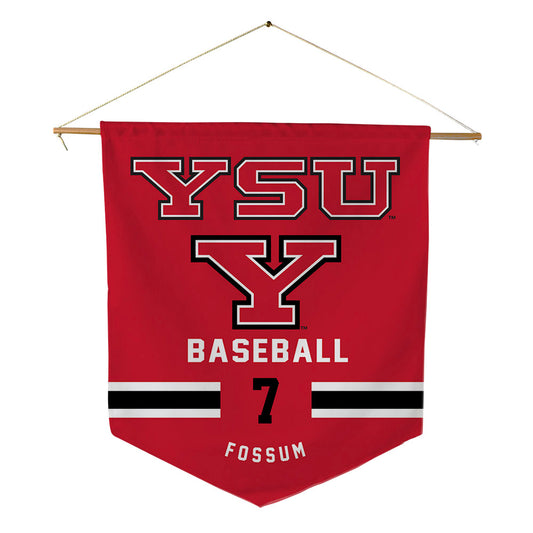 Youngstown State - NCAA Baseball : Kyle Fossum - Pennant - 18" x 21"-0
