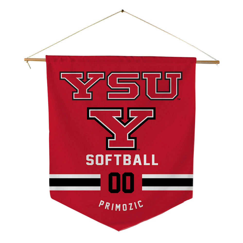 Youngstown State - NCAA Softball : Elaina Primozic - Pennant - 18" x 21"-0