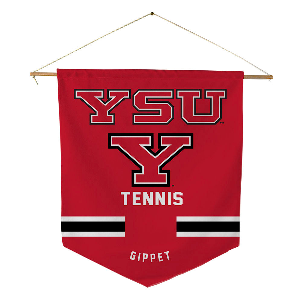 Youngstown State - NCAA Men's Tennis : Oscar Gippet - Pennant - 18" x 21"-0
