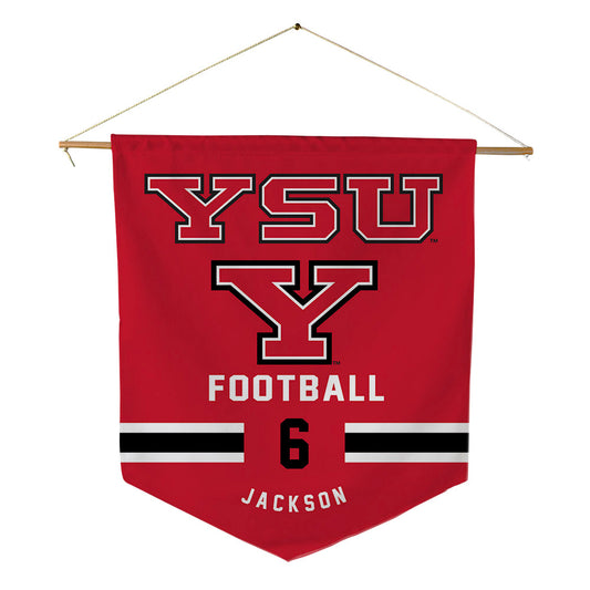 Youngstown State - NCAA Football : Julius Jackson - Pennant - 18" x 21"-0