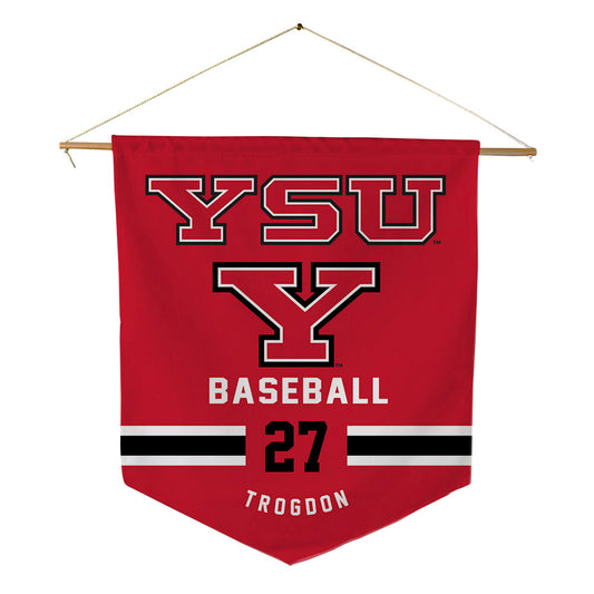 Youngstown State - NCAA Baseball : Brayden Trogdon - Pennant - 18" x 21"-0
