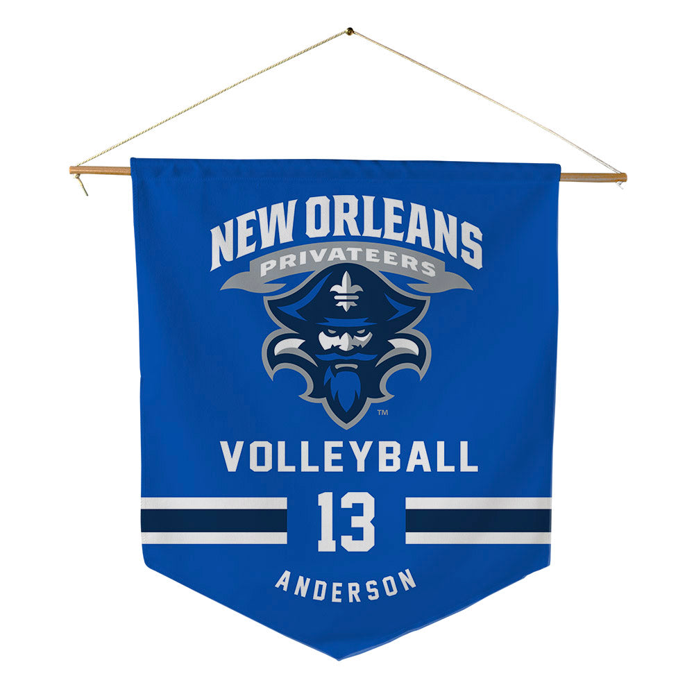 New Orleans - NCAA Women's Volleyball : Ania Anderson - Pennant - 18" x 21"-0