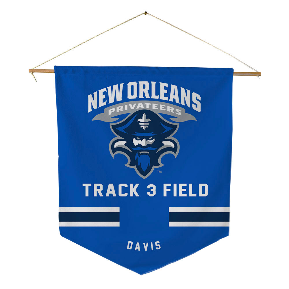 New Orleans - NCAA Women's Track & Field : Christina Davis - Pennant - 18" x 21"-0