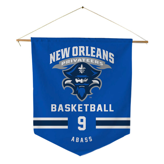 New Orleans - NCAA Men's Basketball : Churchill Abass - Pennant - 18" x 21"-0
