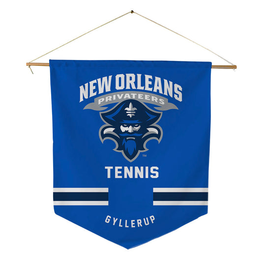 New Orleans - NCAA Men's Tennis : Marius Gyllerup - Pennant - 18" x 21"-0