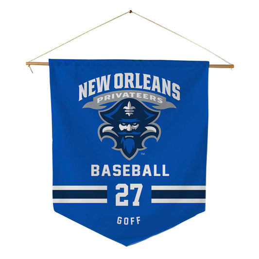 New Orleans - NCAA Baseball : Bryson Goff - Pennant - 18" x 21"-0