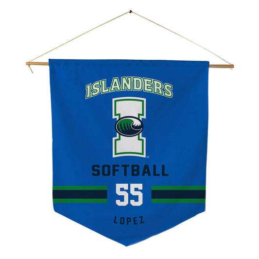 Texas A&M Corpus Christi - NCAA Softball : Karisa Lopez - Pennant - 18" x 21"-0