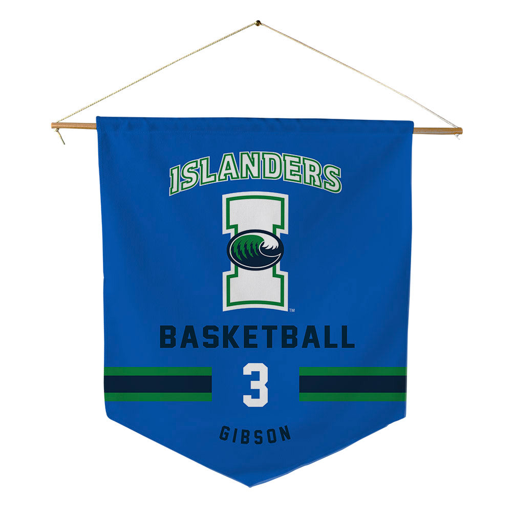 Texas A&M Corpus Christi - NCAA Men's Basketball : Mason Gibson - Pennant - 18" x 21"-0