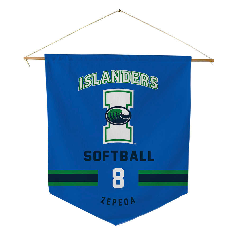 Texas A&M Corpus Christi - NCAA Softball : Jada Zepeda - Pennant - 18" x 21"-0