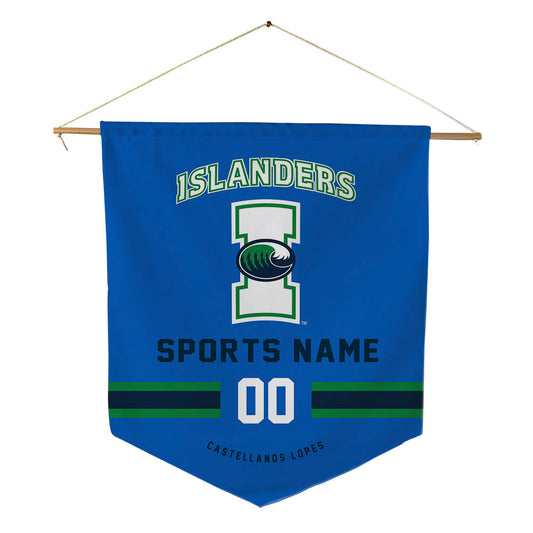 Texas A&M Corpus Christi - NCAA Women's Soccer : Isabella Castellanos Lopes - Pennant - 18" x 21"-0