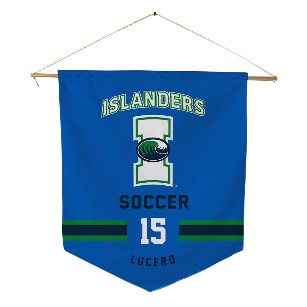 Texas A&M Corpus Christi - NCAA Women's Soccer : Emma Lucero - Pennant - 18" x 21"-0