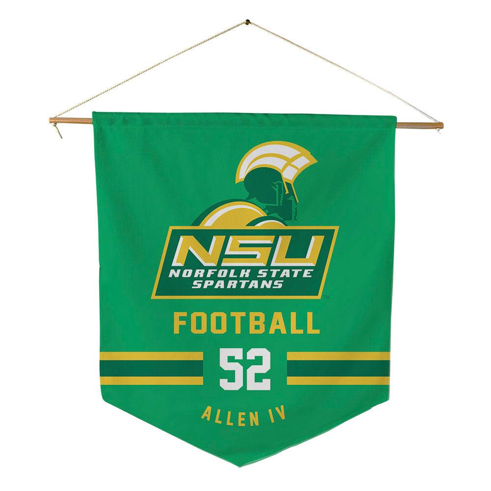 Norfolk State - NCAA Football : Eugene Allen IV - Pennant - 18" x 21"-0