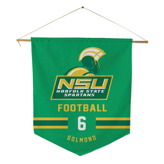 Norfolk State - NCAA Football : DaJean Golmond - Pennant - 18" x 21"-0