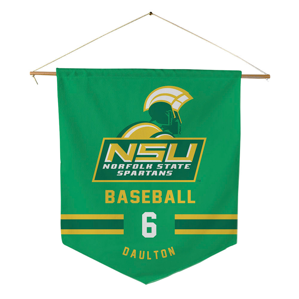 Norfolk State - NCAA Baseball : Brayden Daulton - Pennant - 18" x 21"-0