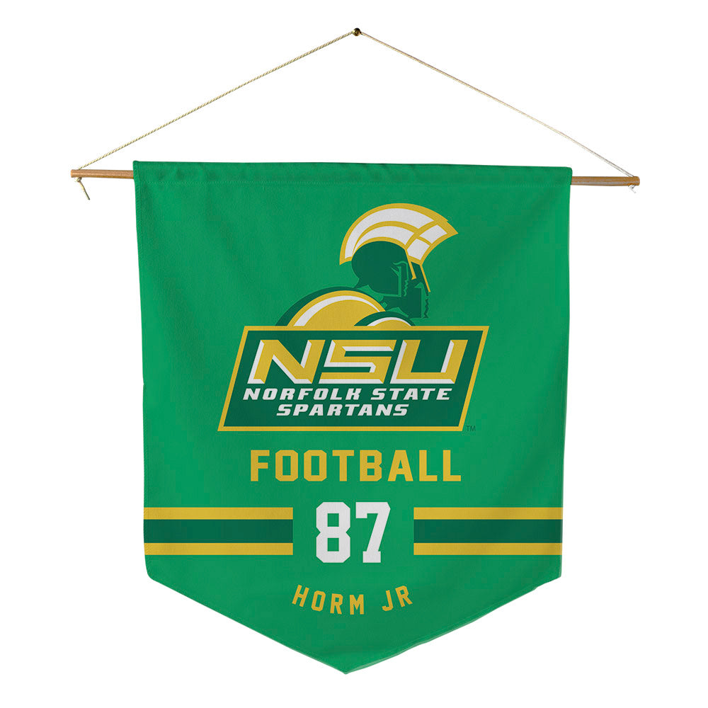 Norfolk State - NCAA Football : Jordan Horm jr - Pennant - 18" x 21"-0