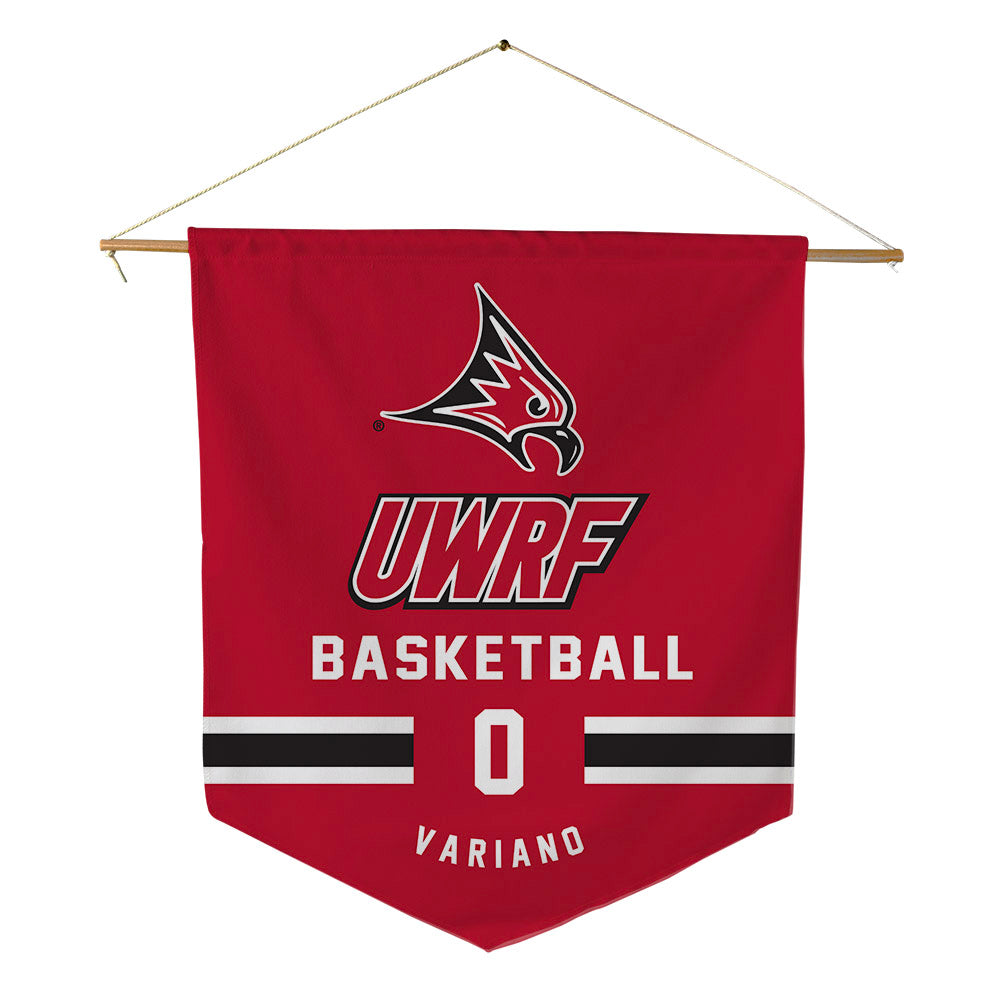 UW River Falls - NCAA Men's Basketball : Brody Variano - Pennant - 18" x 21"-0