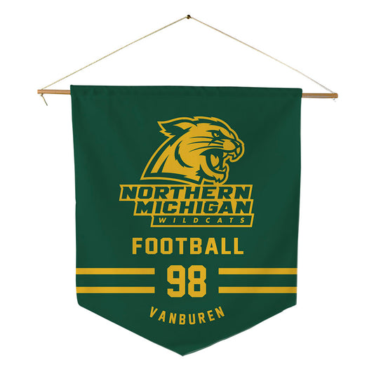 Northern Michigan - NCAA Football : Eli VanBuren - Pennant - 18" x 21"-0