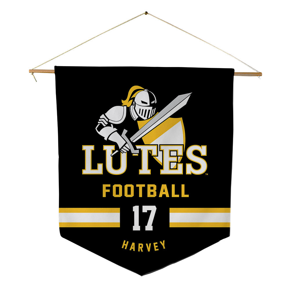 PLU - NCAA Football : Evan Harvey - Pennant - 18" x 21"-0