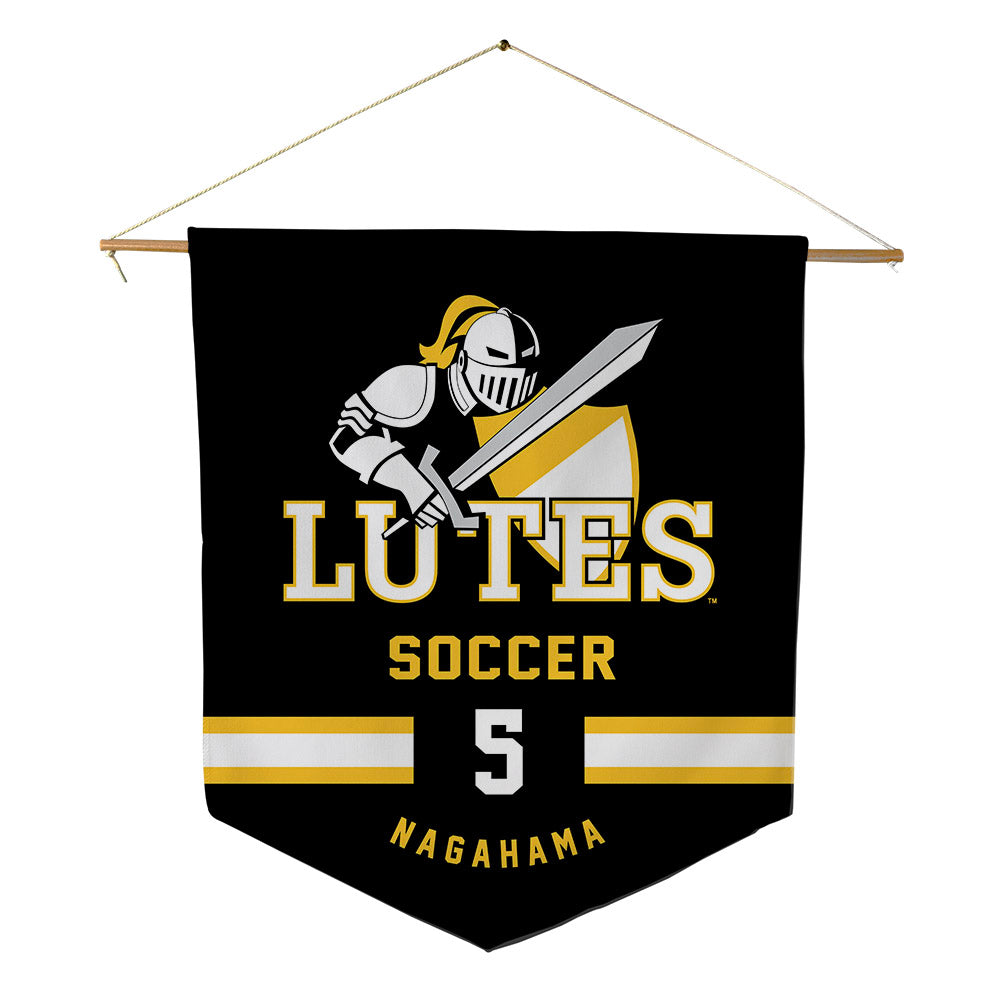 PLU - NCAA Men's Soccer : Hiro Nagahama - Pennant - 18" x 21"-0