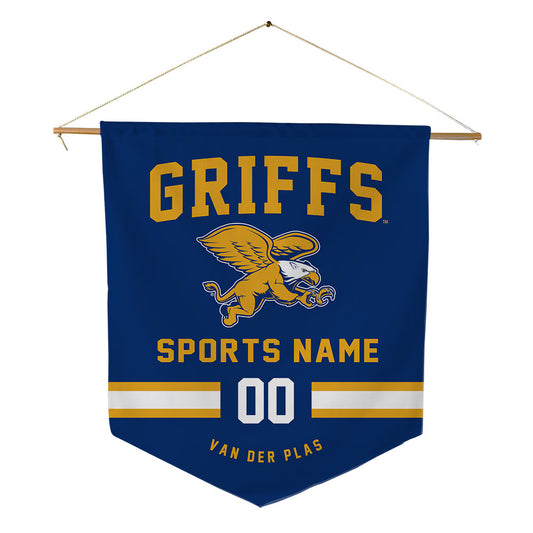 Canisius - NCAA Men's Basketball : Evan van der Plas - Pennant - 18" x 21"-0