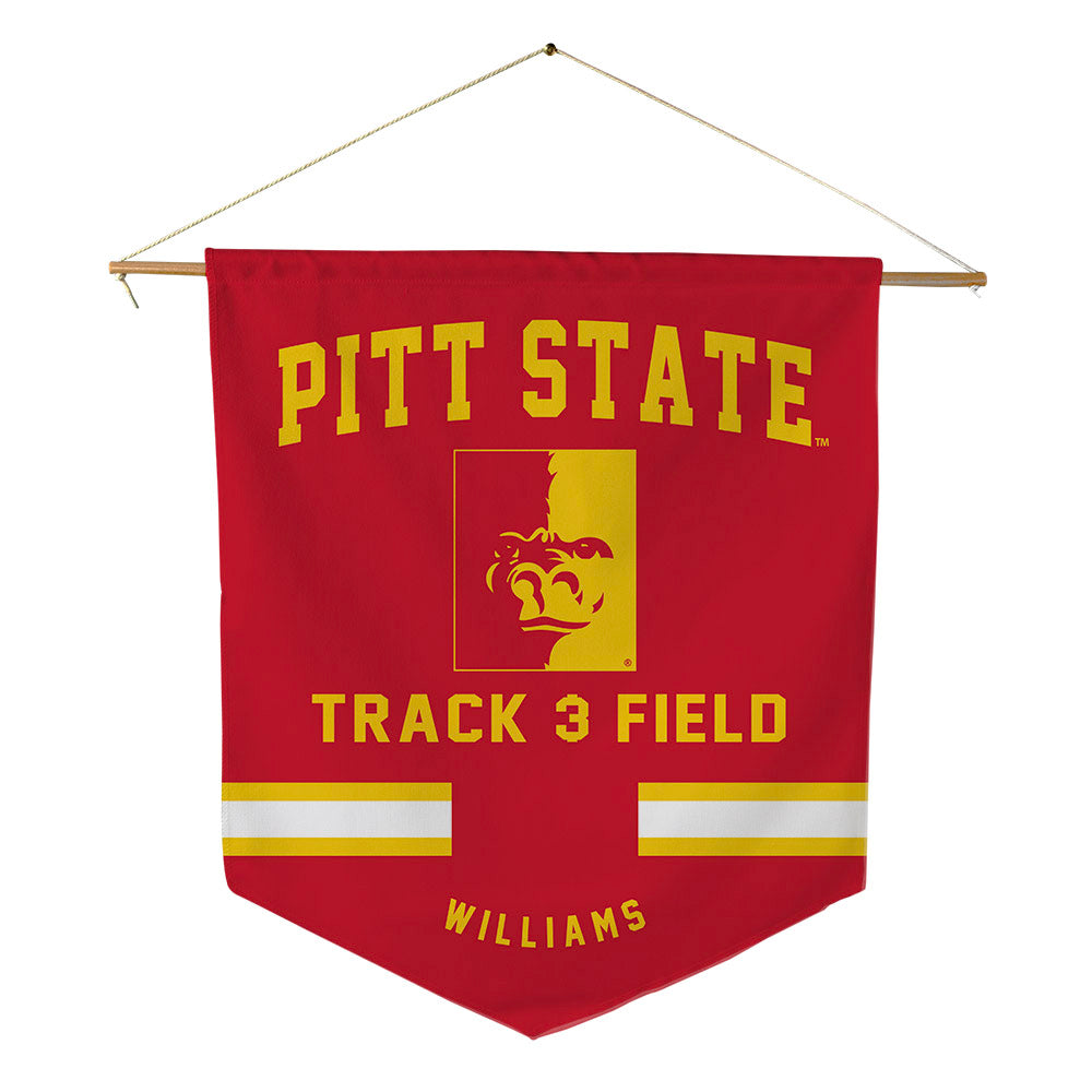 Pitt State - NCAA Women's Track & Field : Madison Williams - Pennant - 18" x 21"-0