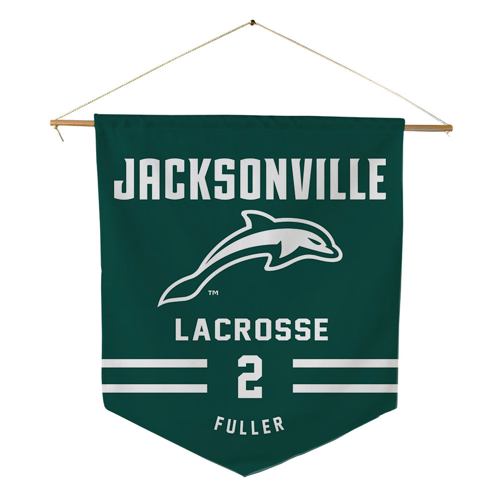 Jacksonville - NCAA Men's Lacrosse : Quinn Fuller - Pennant - 18" x 21"-0