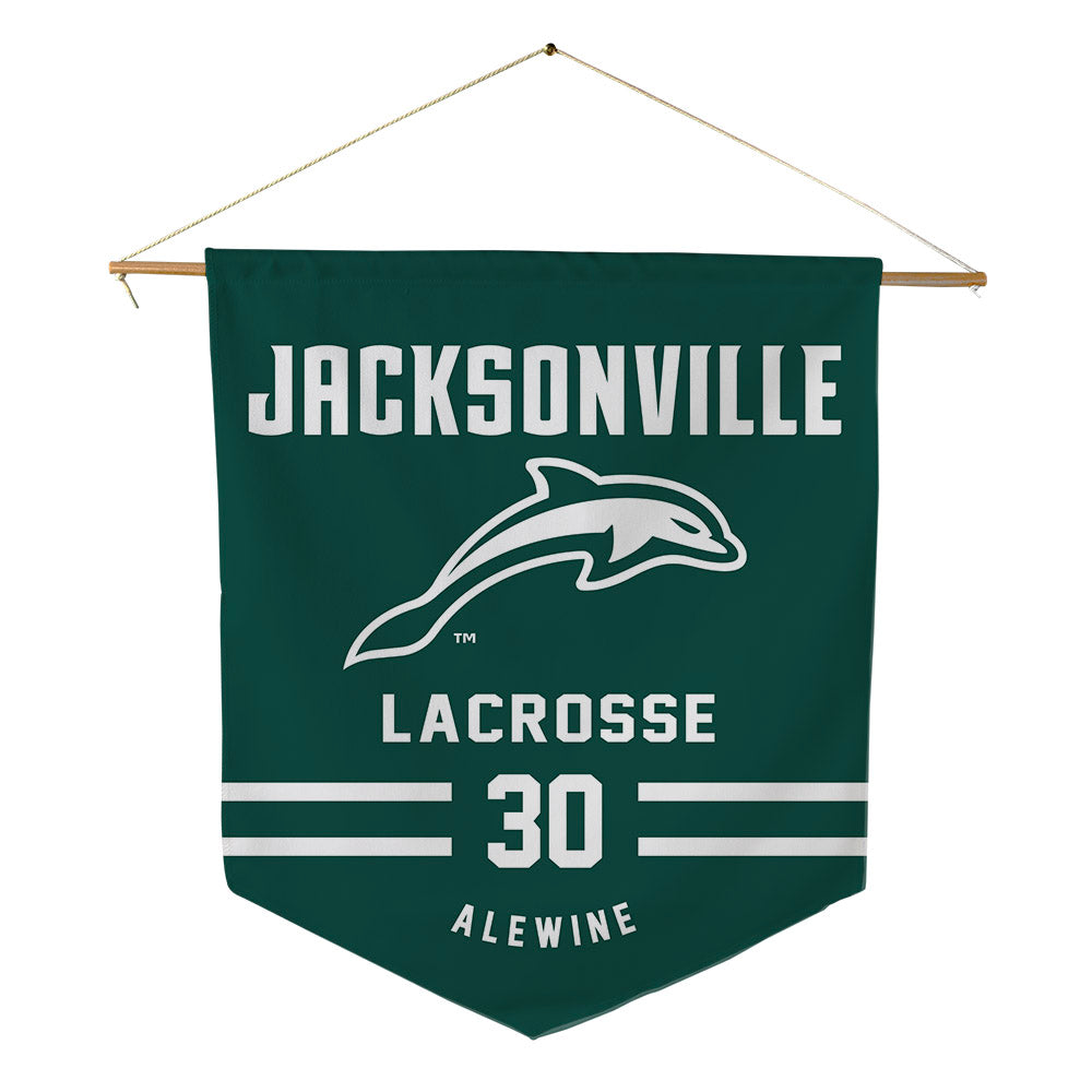 Jacksonville - NCAA Women's Lacrosse : Elia Alewine - Pennant - 18" x 21"-0