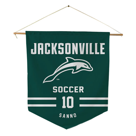 Jacksonville - NCAA Women's Soccer : Saki Sanno - Pennant - 18" x 21"-0