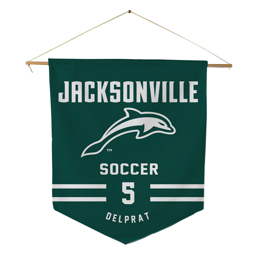 Jacksonville - NCAA Women's Soccer : Julia Delprat - Pennant - 18" x 21"-0