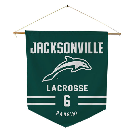 Jacksonville - NCAA Women's Lacrosse : Natalie Pansini - Pennant - 18" x 21"-0