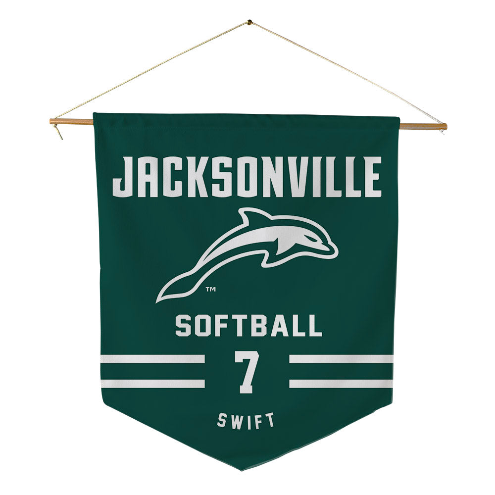 Jacksonville - NCAA Softball : Delcie Swift - Pennant - 18" x 21"-0