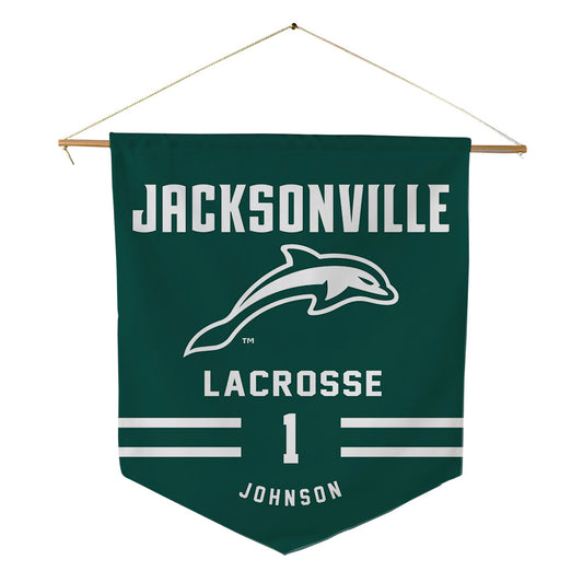 Jacksonville - NCAA Women's Lacrosse : Olivia Johnson - Pennant - 18" x 21"-0