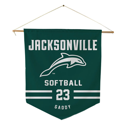 Jacksonville - NCAA Softball : Alayna Gaddy - Pennant - 18" x 21"-0