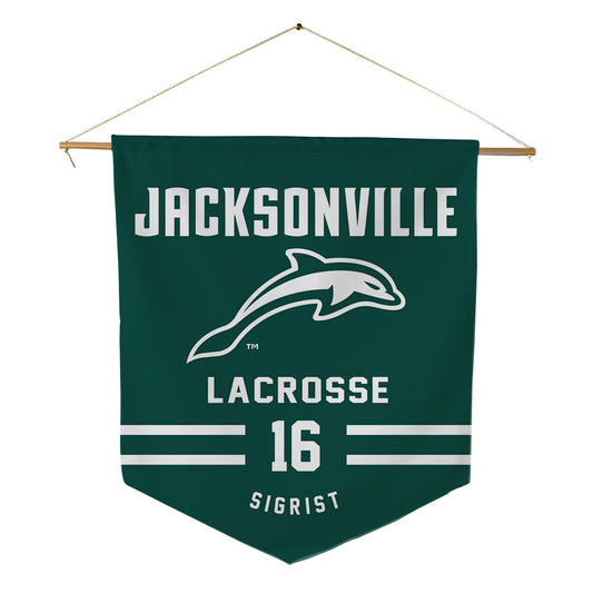 Jacksonville - NCAA Women's Lacrosse : Ava Sigrist - Pennant - 18" x 21"-0
