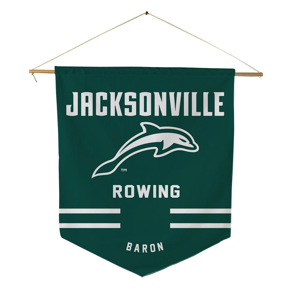 Jacksonville - NCAA Women's Rowing : Kendyl Baron - Pennant - 18" x 21"-0