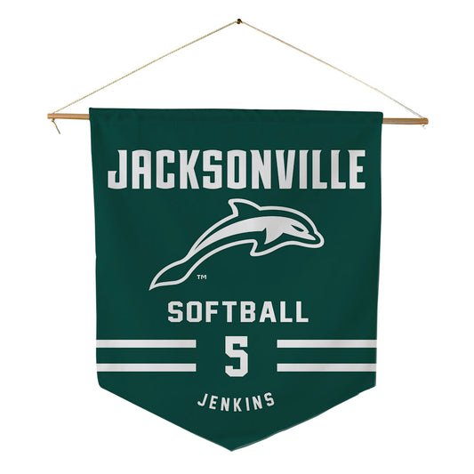 Jacksonville - NCAA Softball : Margaret Jenkins - Pennant - 18" x 21"-0
