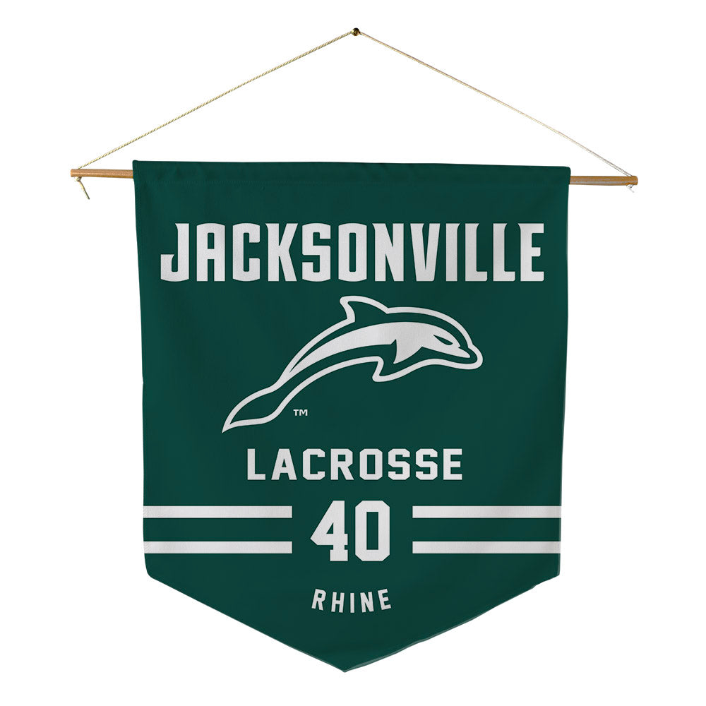 Jacksonville - NCAA Women's Lacrosse : Casey Rhine - Pennant - 18" x 21"-0