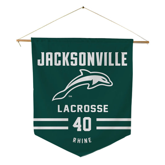 Jacksonville - NCAA Women's Lacrosse : Casey Rhine - Pennant - 18" x 21"-0