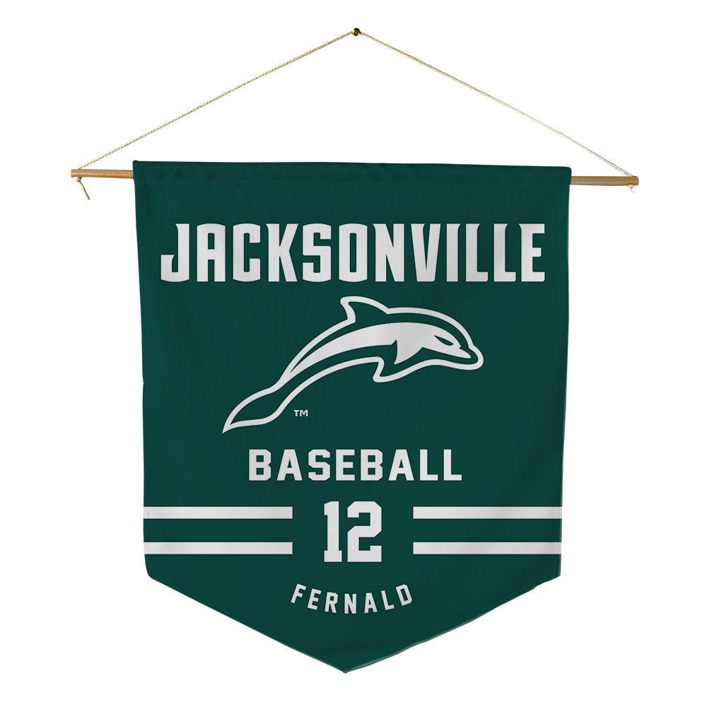 Jacksonville - NCAA Baseball : Josh Fernald - Pennant - 18" x 21"-0