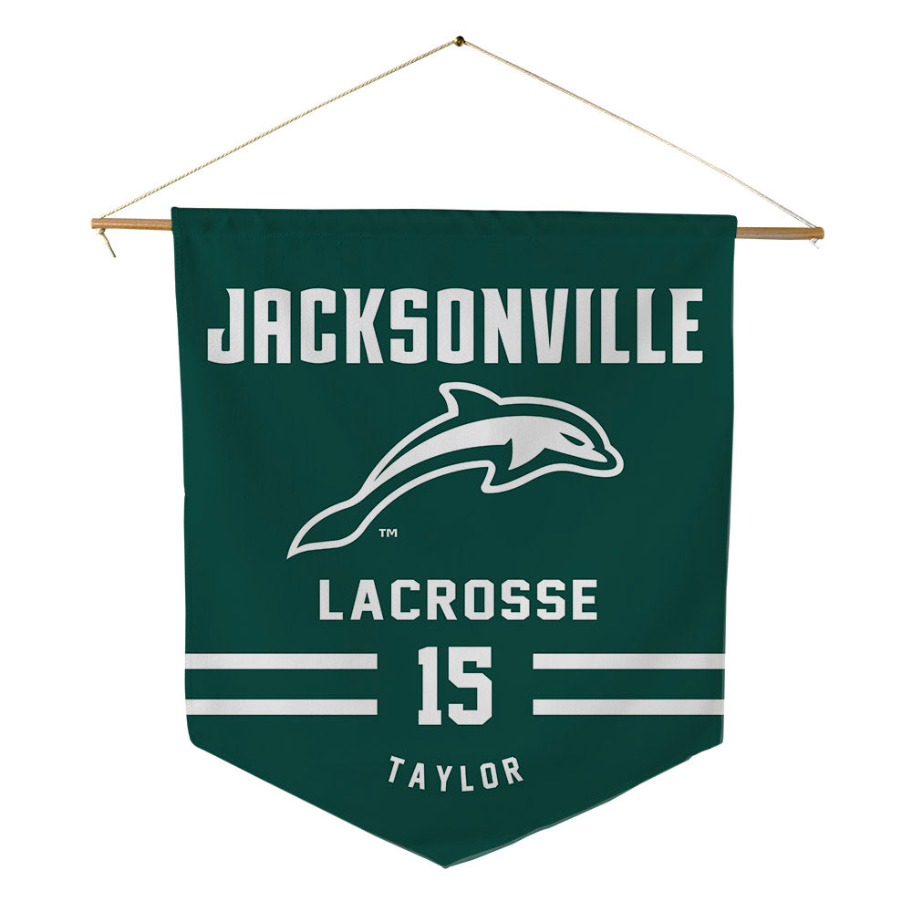 Jacksonville - NCAA Men's Lacrosse : Jack Taylor - Pennant - 18" x 21"-0