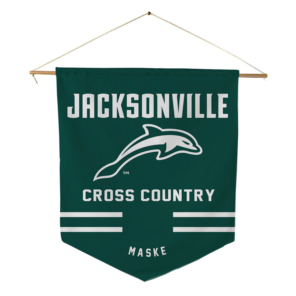 Jacksonville - NCAA Men's Cross Country : Noah Maske - Pennant - 18" x 21"-0