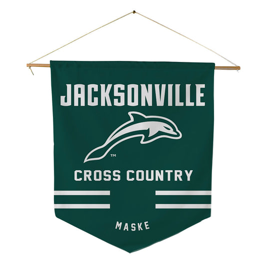 Jacksonville - NCAA Men's Cross Country : Noah Maske - Pennant - 18" x 21"-0