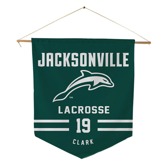 Jacksonville - NCAA Men's Lacrosse : Michael Clark - Pennant - 18" x 21"-0