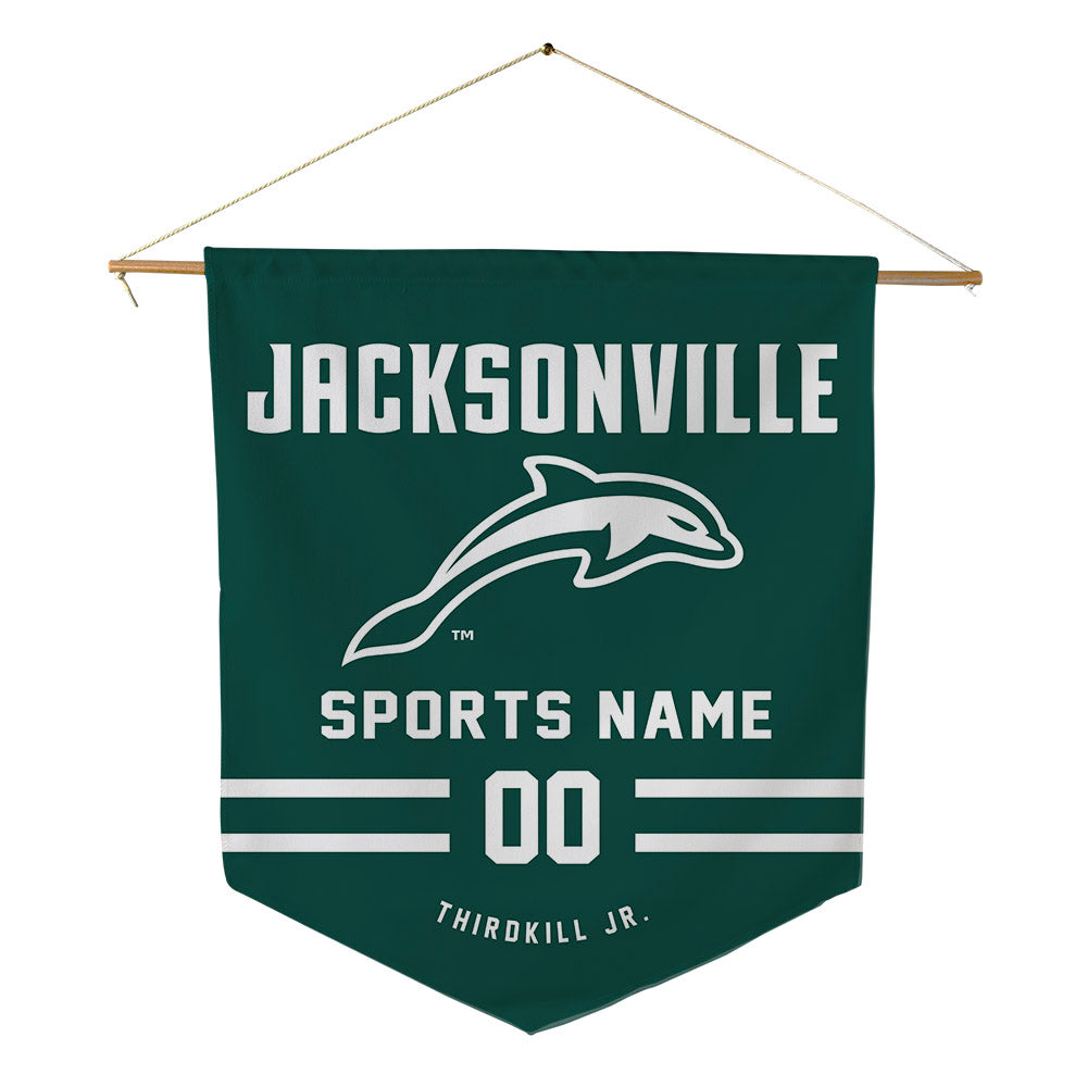 Jacksonville - NCAA Men's Basketball : Jason Thirdkill Jr. - Pennant - 18" x 21"-0