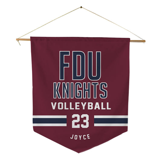 FDU - NCAA Women's Volleyball : Madeline Joyce - Pennant - 18" x 21"-0